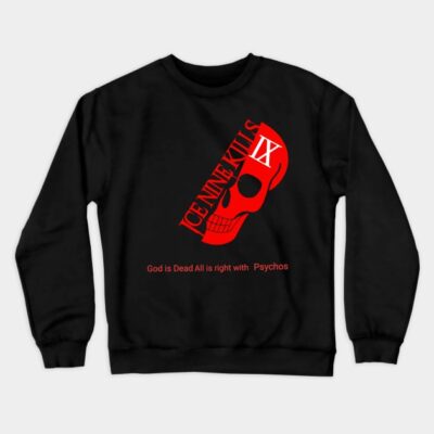 Skull Of Nine Crewneck Sweatshirt Official Ice Nine Kills Merch