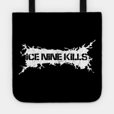 White Distressed Ice Nine Kill Tote Official Ice Nine Kills Merch