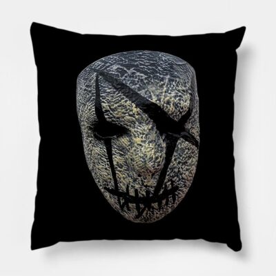 Mask Face Throw Pillow Official Ice Nine Kills Merch