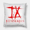 Ix Nine Throw Pillow Official Ice Nine Kills Merch