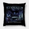 Horror Wood Throw Pillow Official Ice Nine Kills Merch